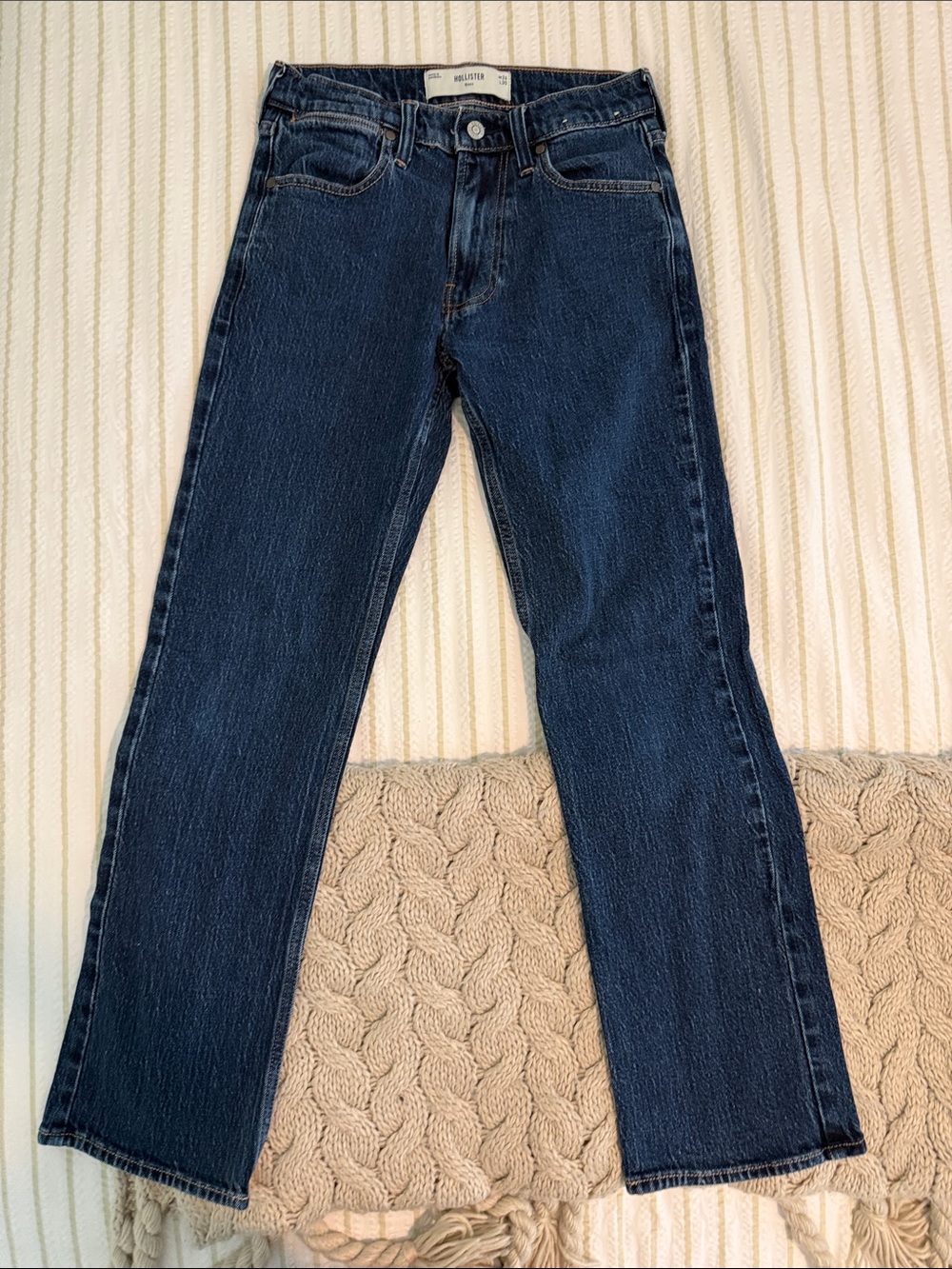 Hollister Dark Indigo Bootcut Men's Jeans